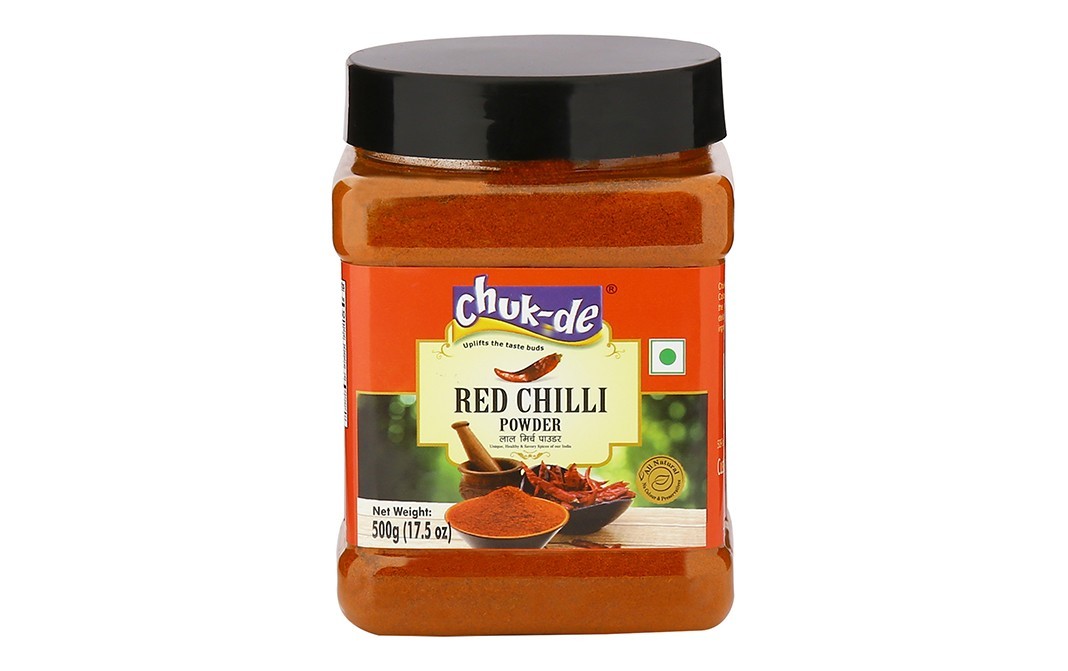 Chuk-de Red Chilli Powder    Plastic Jar  500 grams